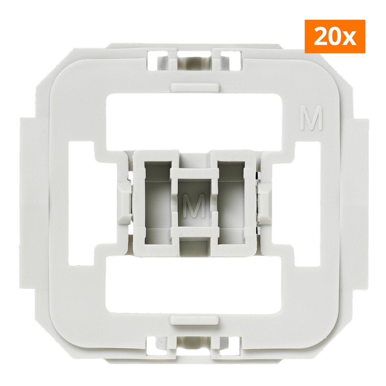 20er-Set Installationsadapter fr Merten-Schalter- fr Smart Home - Hausautomation