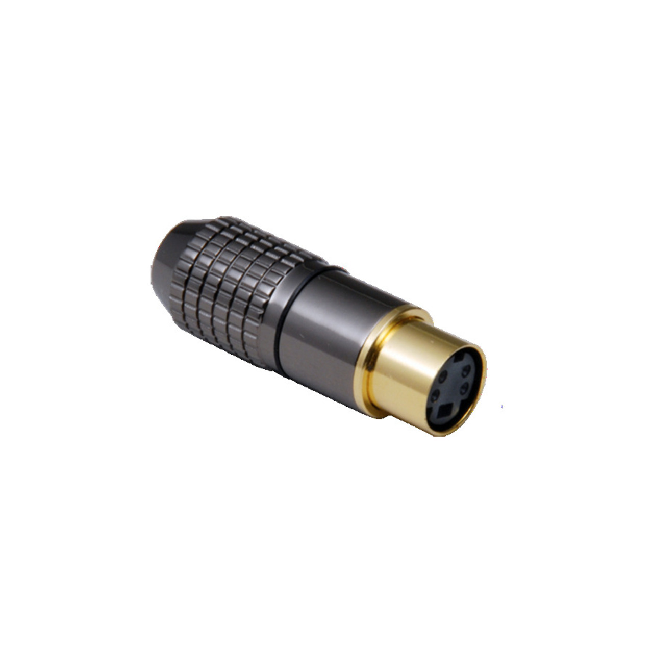 BKL Electronic Mini-DIN-Kupplung 6-pol- hochwertige Metallausf- Anschlsse und Kontakte vergoldet