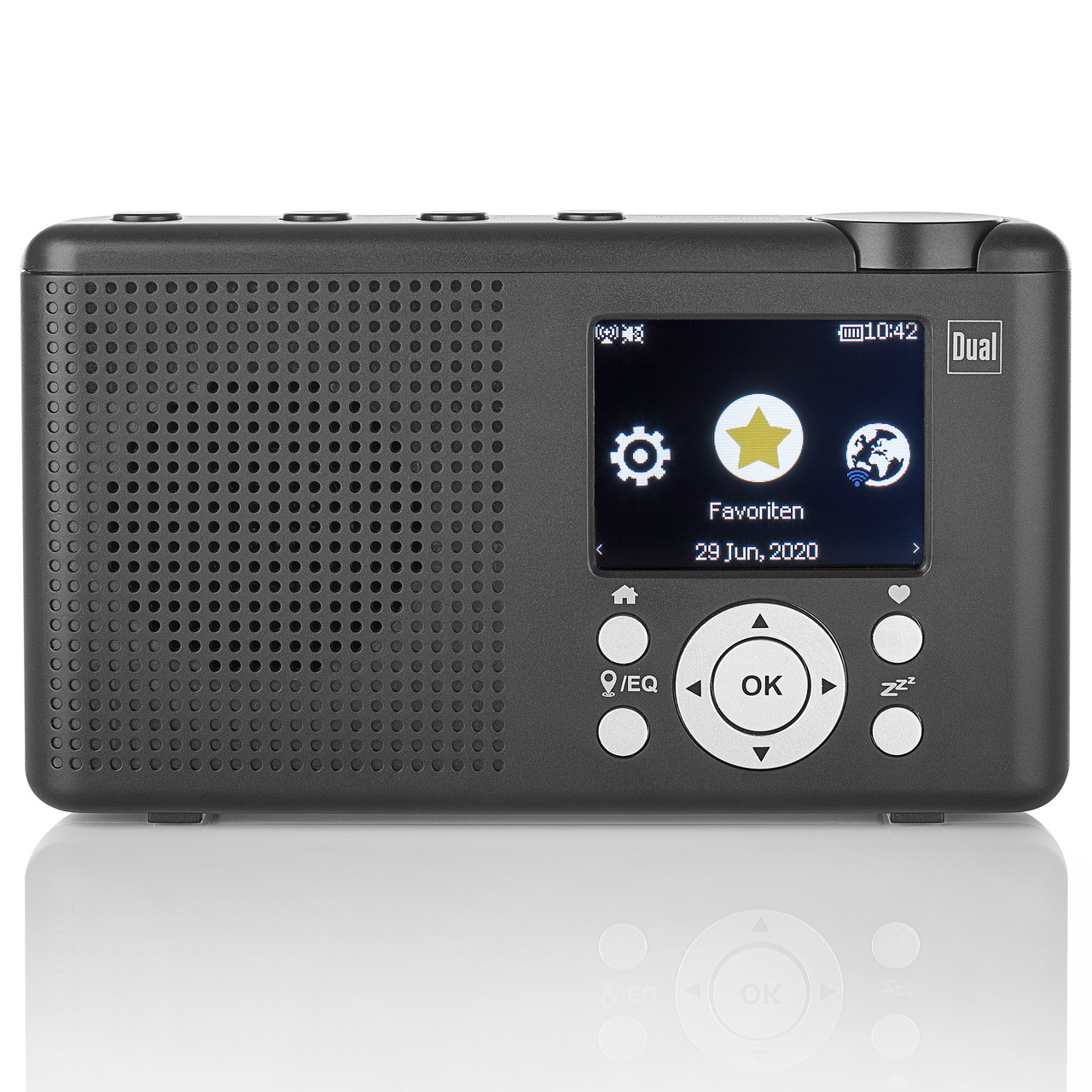 Dual Portables Hybrid-Digitalradio MCR 200- DAB+-UKW-Internetradio- Bluetooth- integrierter Akku