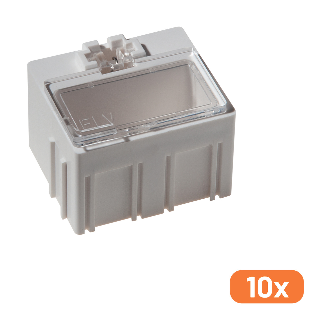 ELV 10er-Set SMD-Sortierbox- Altweiss- 23 x 31 x 27 mm unter Komponenten