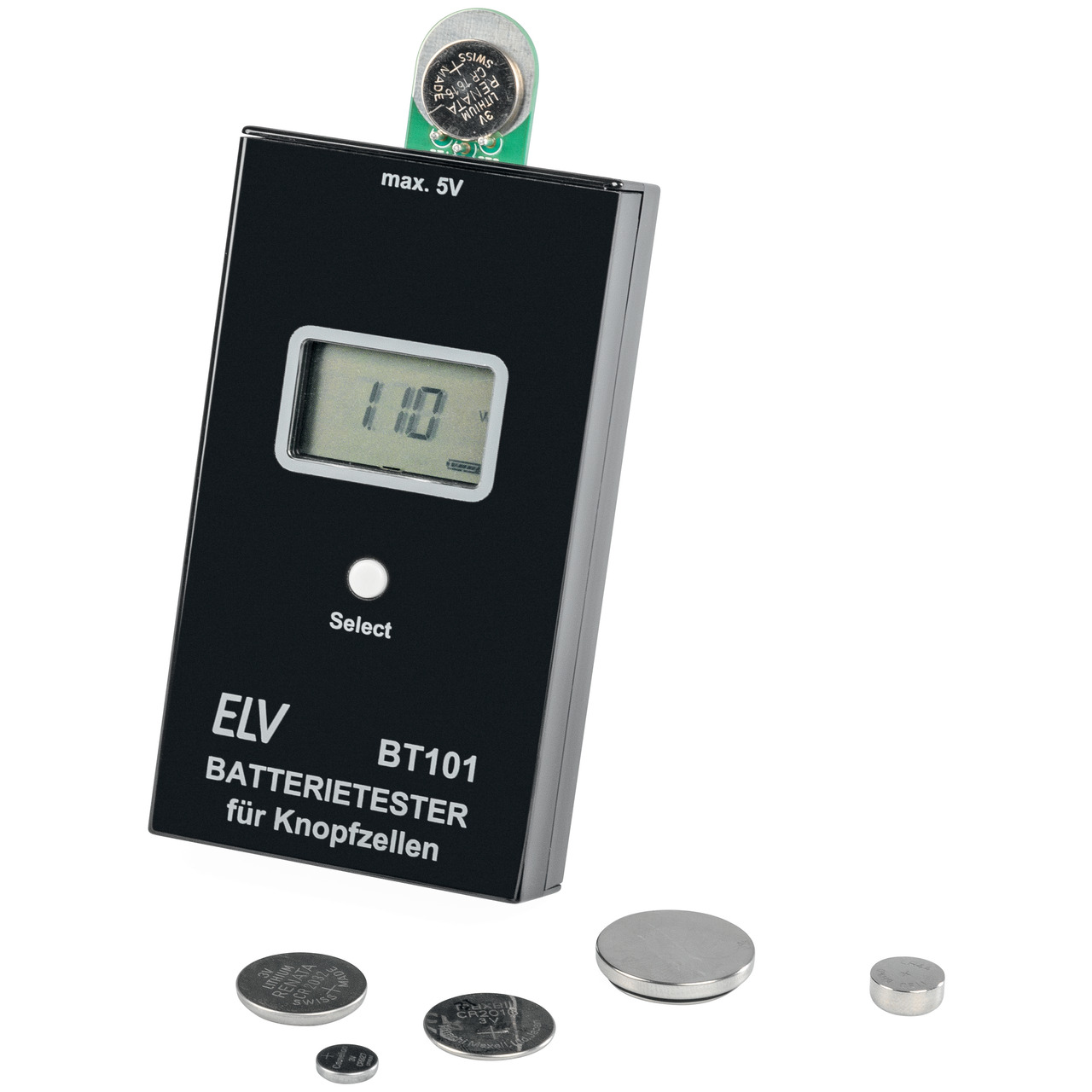 ELV Bausatz Batterietester fr Knopfzellen BT101