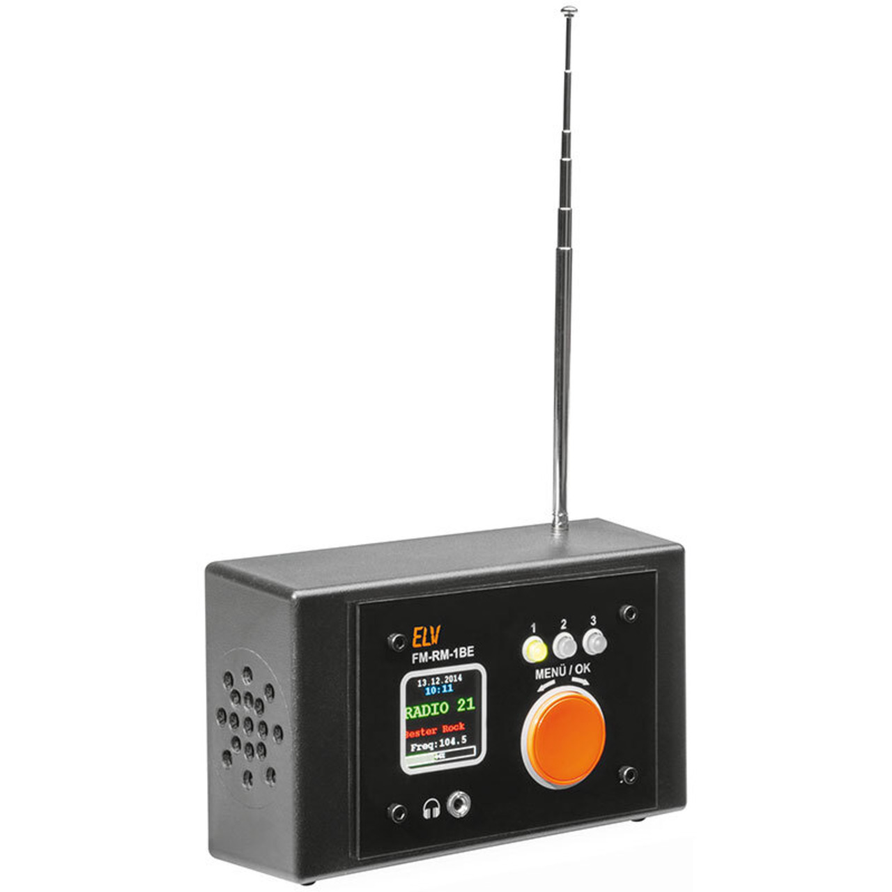 ELV Bausatz FM-Receiver Modul mit Si4705- FM-RM1 inkl- Bedien- und Anzeigeeinheit FM-RM1BE unter Baustze