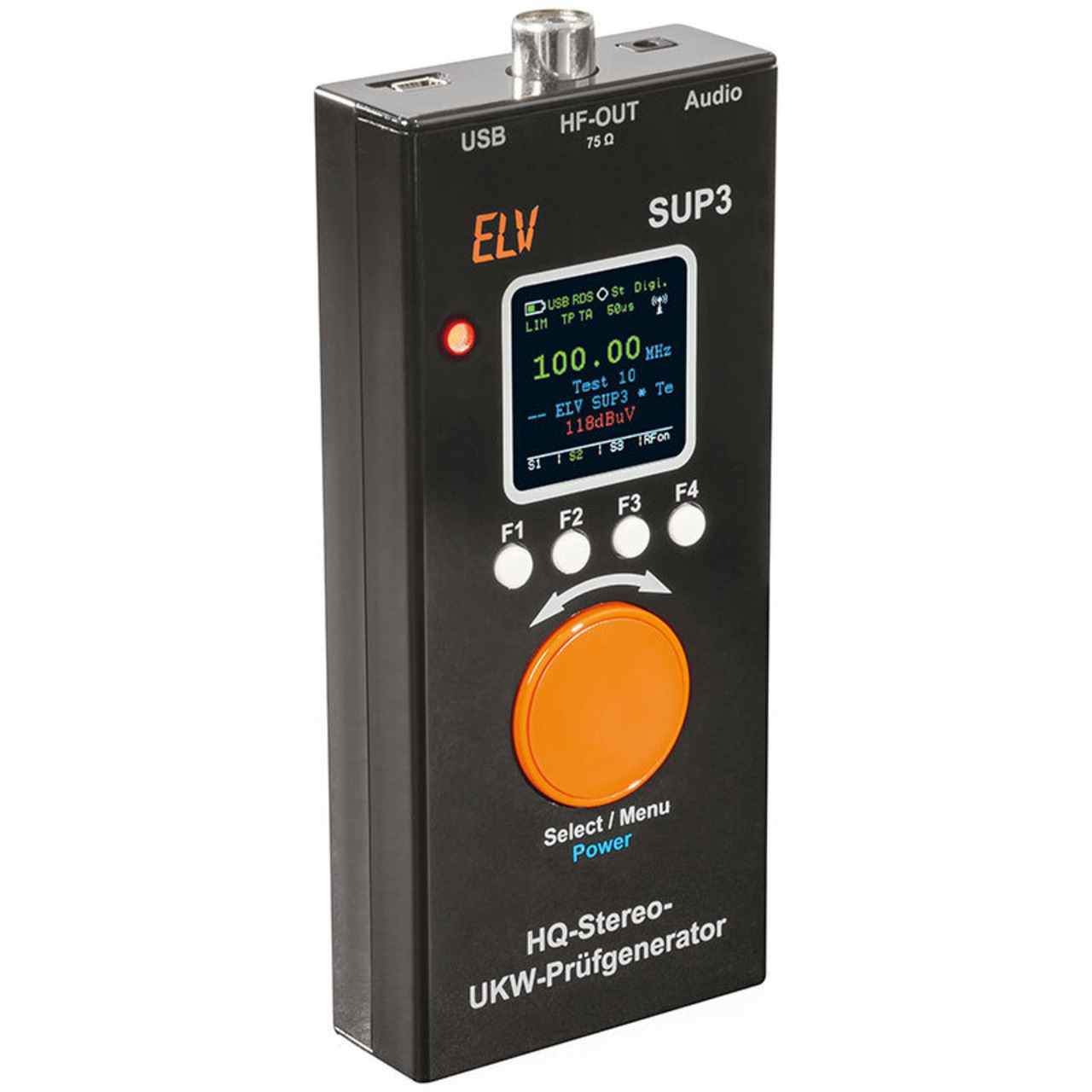 ELV Bausatz HQ-Stereo-UKW-Prfgenerator mit OLED-Display SUP 3