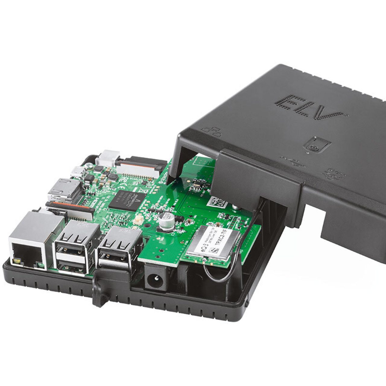 ELV Bausatz Smart Home Funk-Modulplatine fr Raspberry Pi 3 B- RPI-RF-MOD
