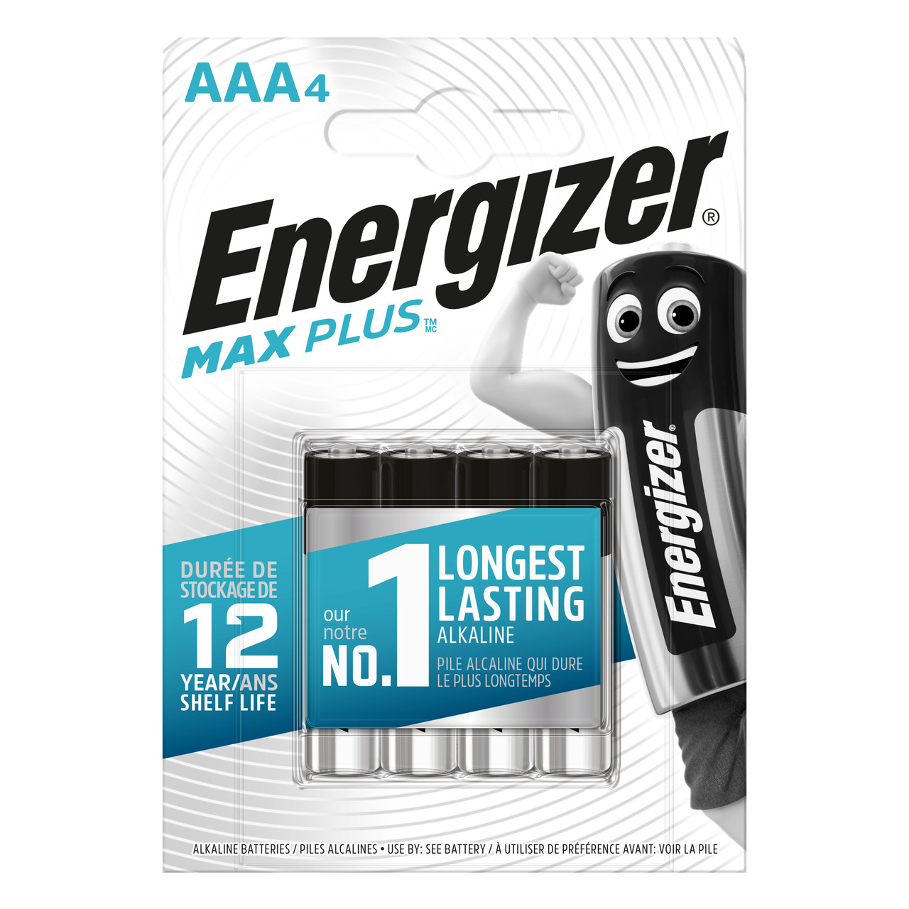 Energizer-Alkaline-Batterien Max Plus Micro (AAA)- 4 Stck