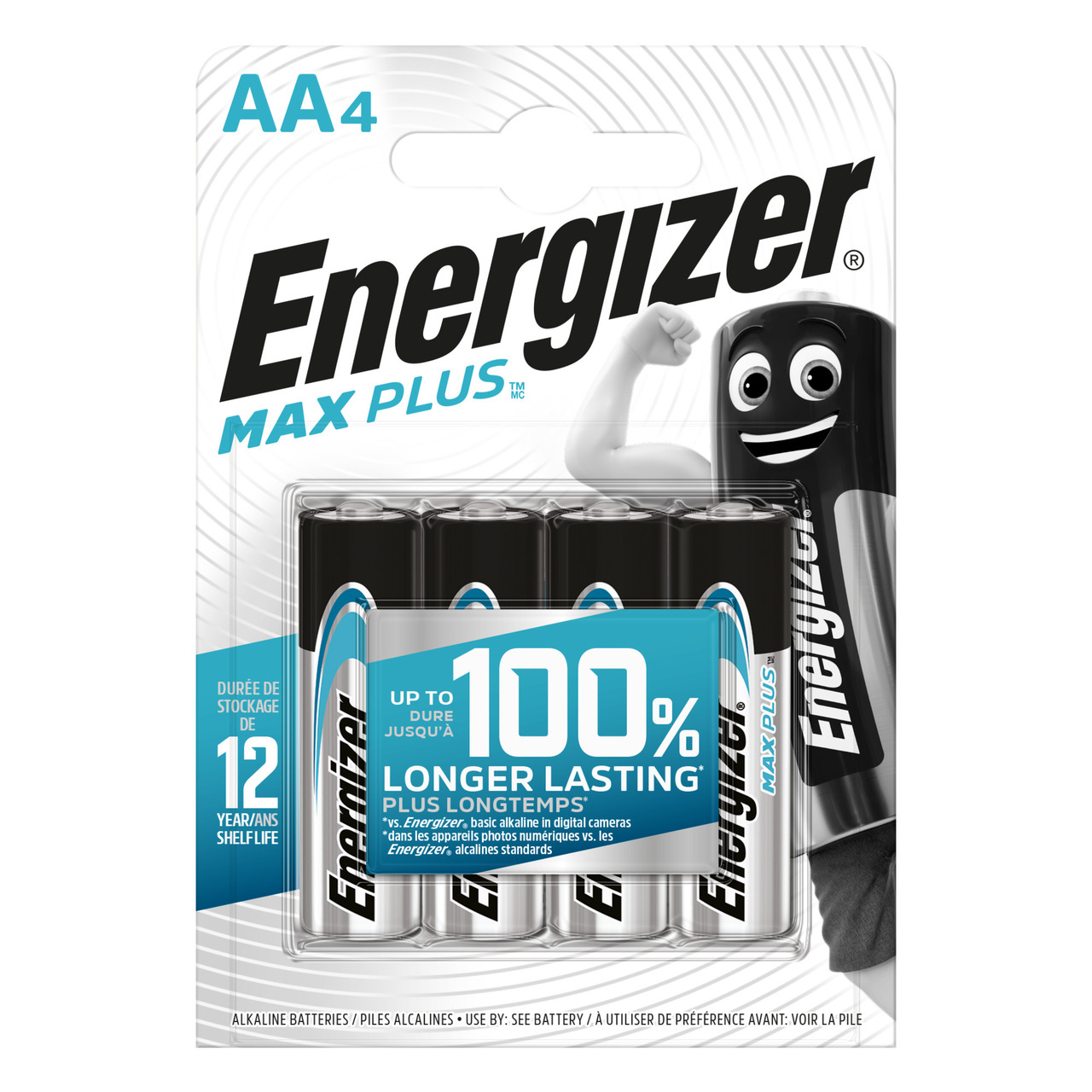 Energizer-Alkaline-Batterien Max Plus Mignon (AA)- 4 Stck