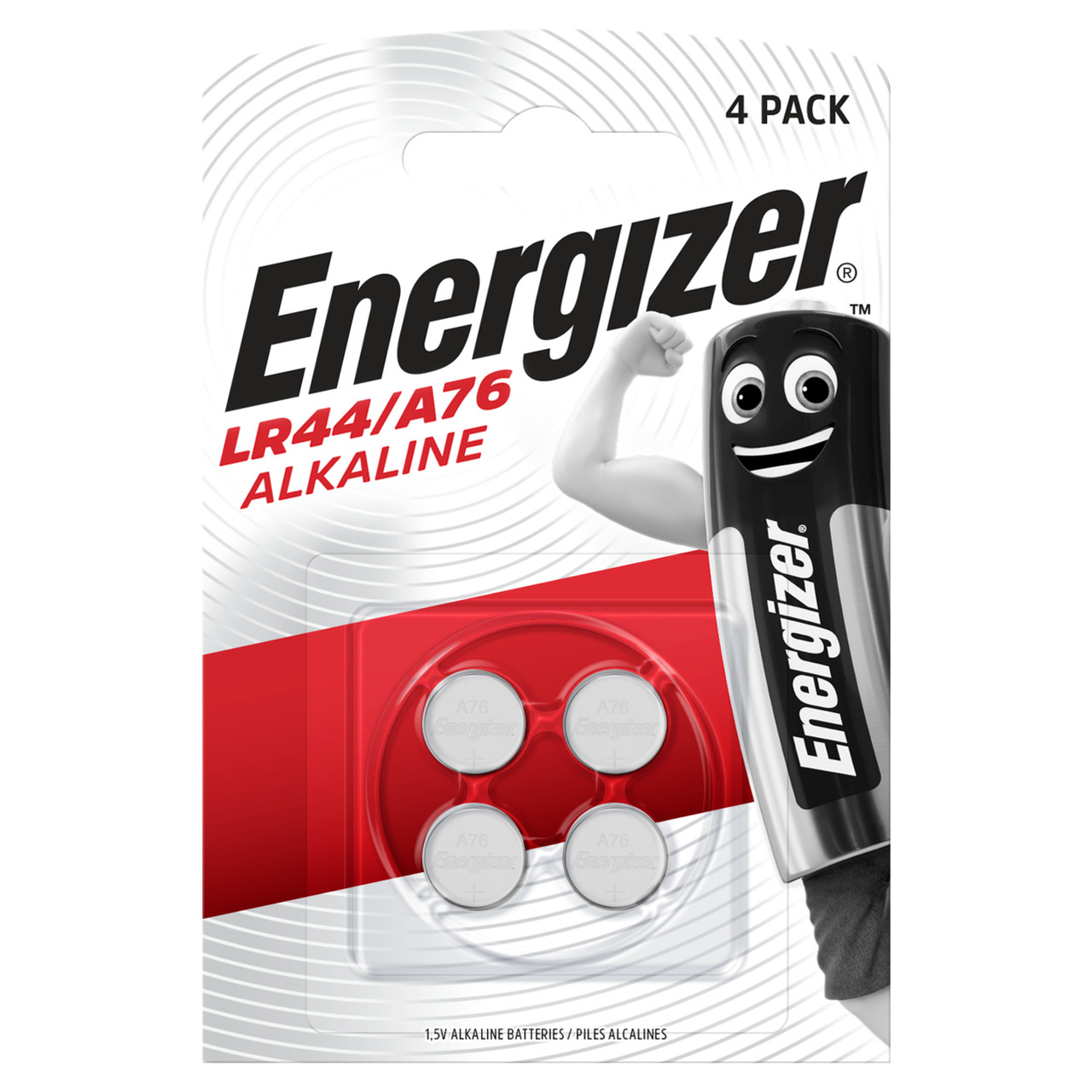 Energizer Alkaline-Knopfzelle- Typ V13GA- LR44- 4er-Pack unter Stromversorgung