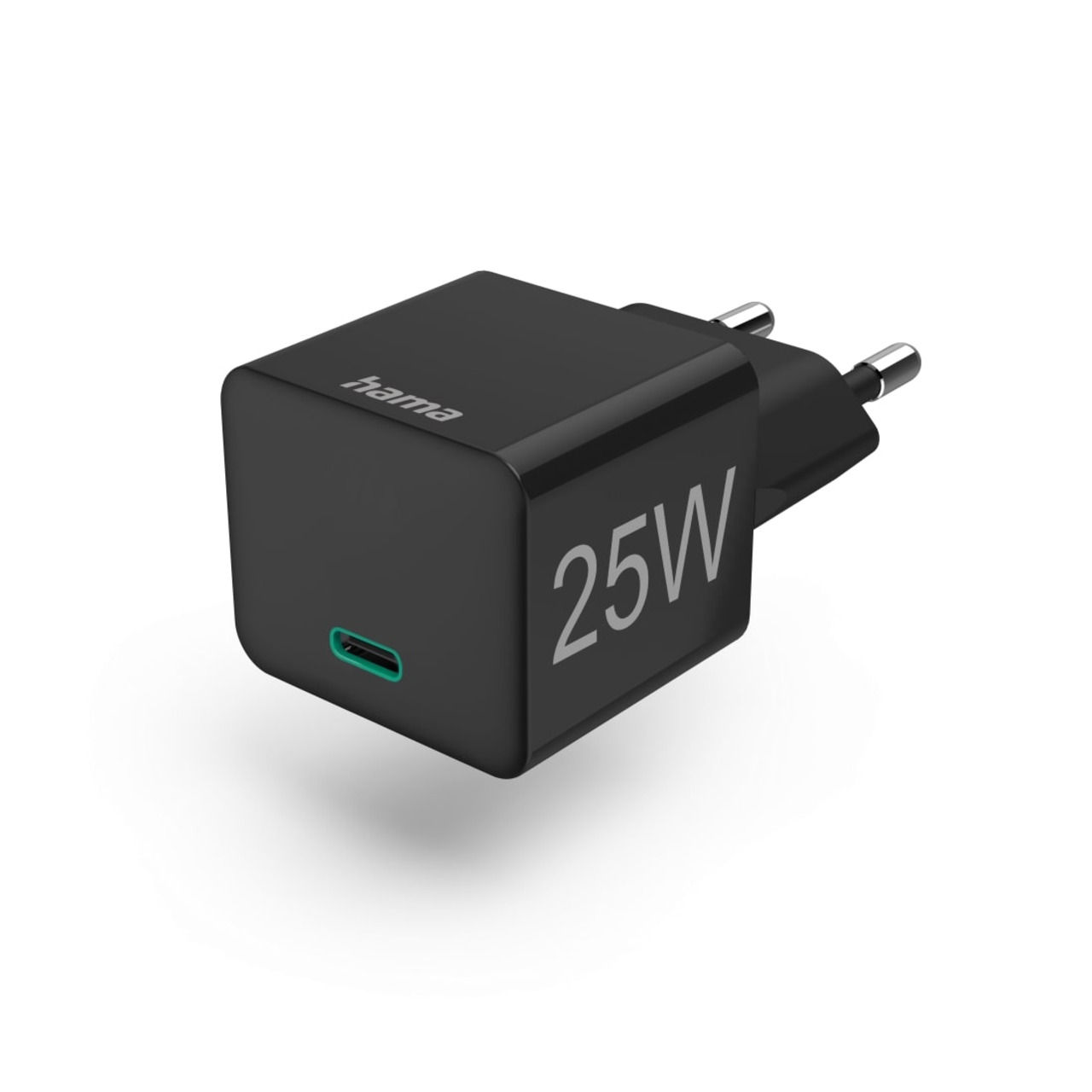 Hama Schnellladegert- USB-C- PD-Qualcomm(R)- Mini- Ladegert- 25 W- Schwarz unter Stromversorgung