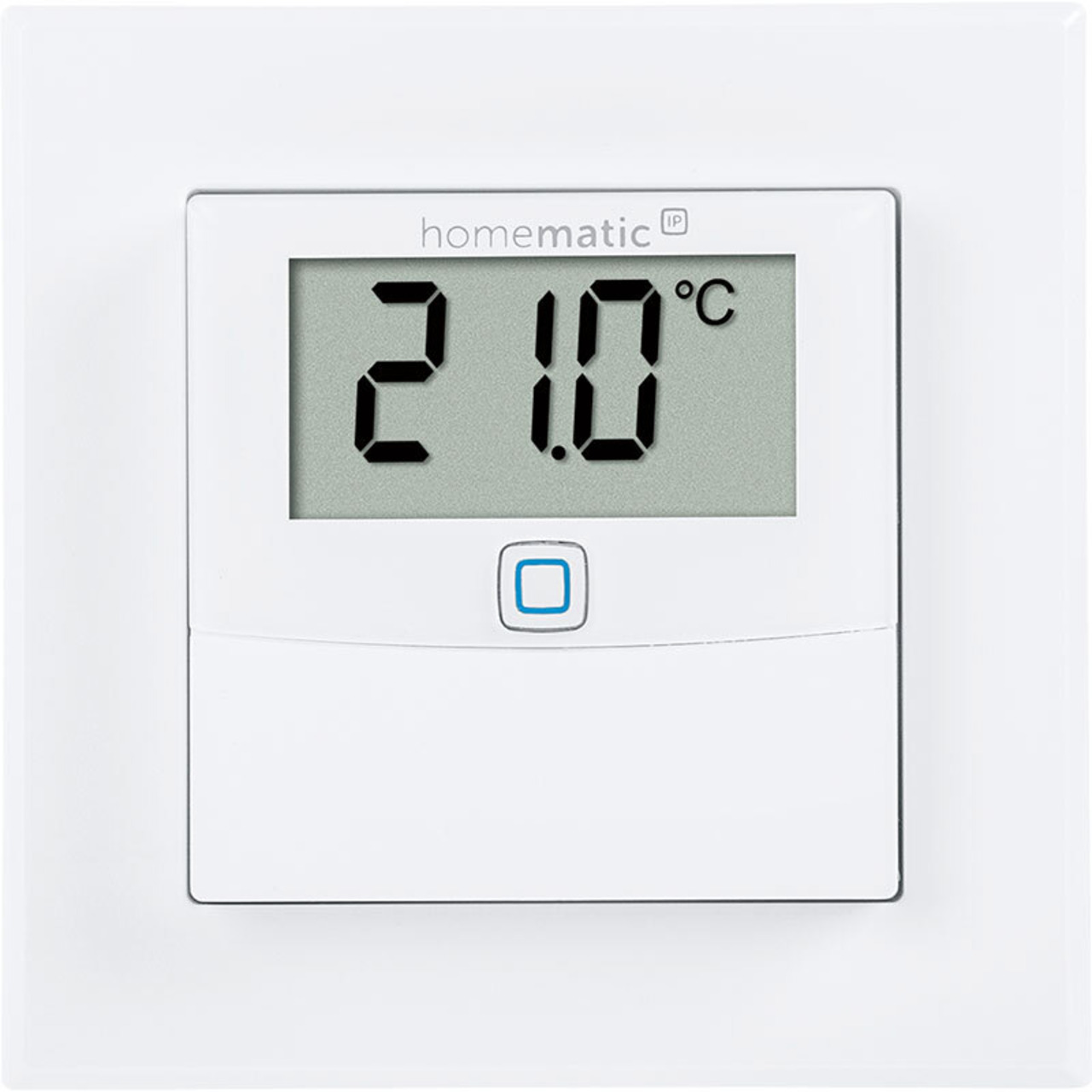 Homematic IP Smart Home Temperatur- und Luftfeuchtigkeitssensor HmIP-STHD mit Display- innen unter Hausautomation