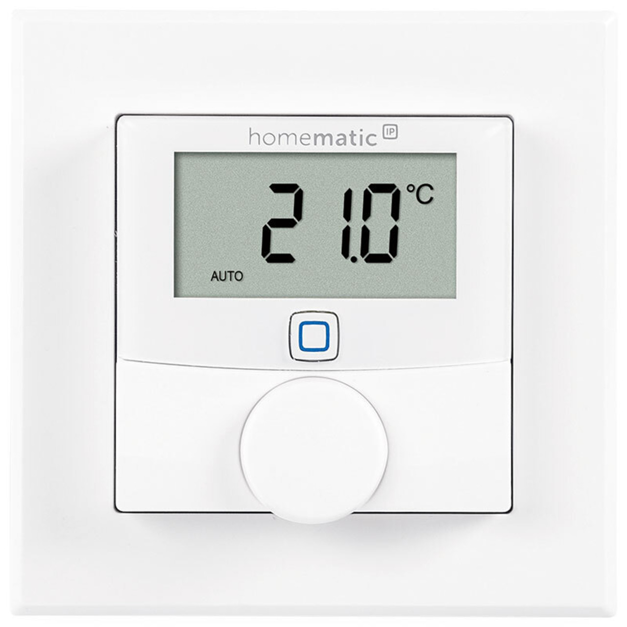 Homematic IP Smart Home Wandthermostat HmIP-WTH-2 mit Luftfeuchtigkeitssensor unter Hausautomation