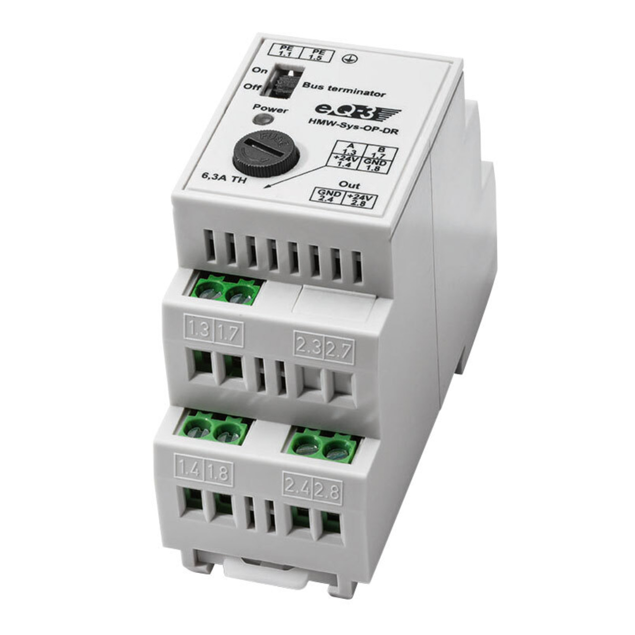 Homematic Wired RS485 berspannungsschutz HMW-Sys-OP-DR fr Smart Home - Hausautomation