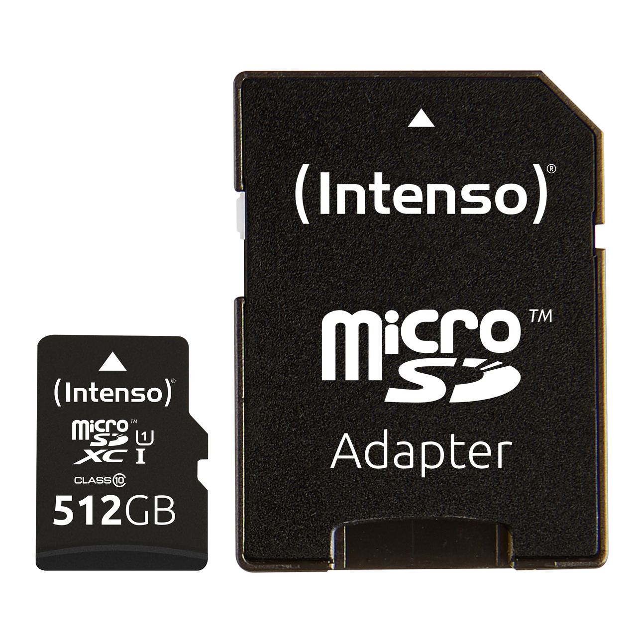 Intenso microSDXC-Karte UHS-I Premium- Class 10- mit SD-Adapter- 90 MB-s- 512 GB unter PC-Hardware