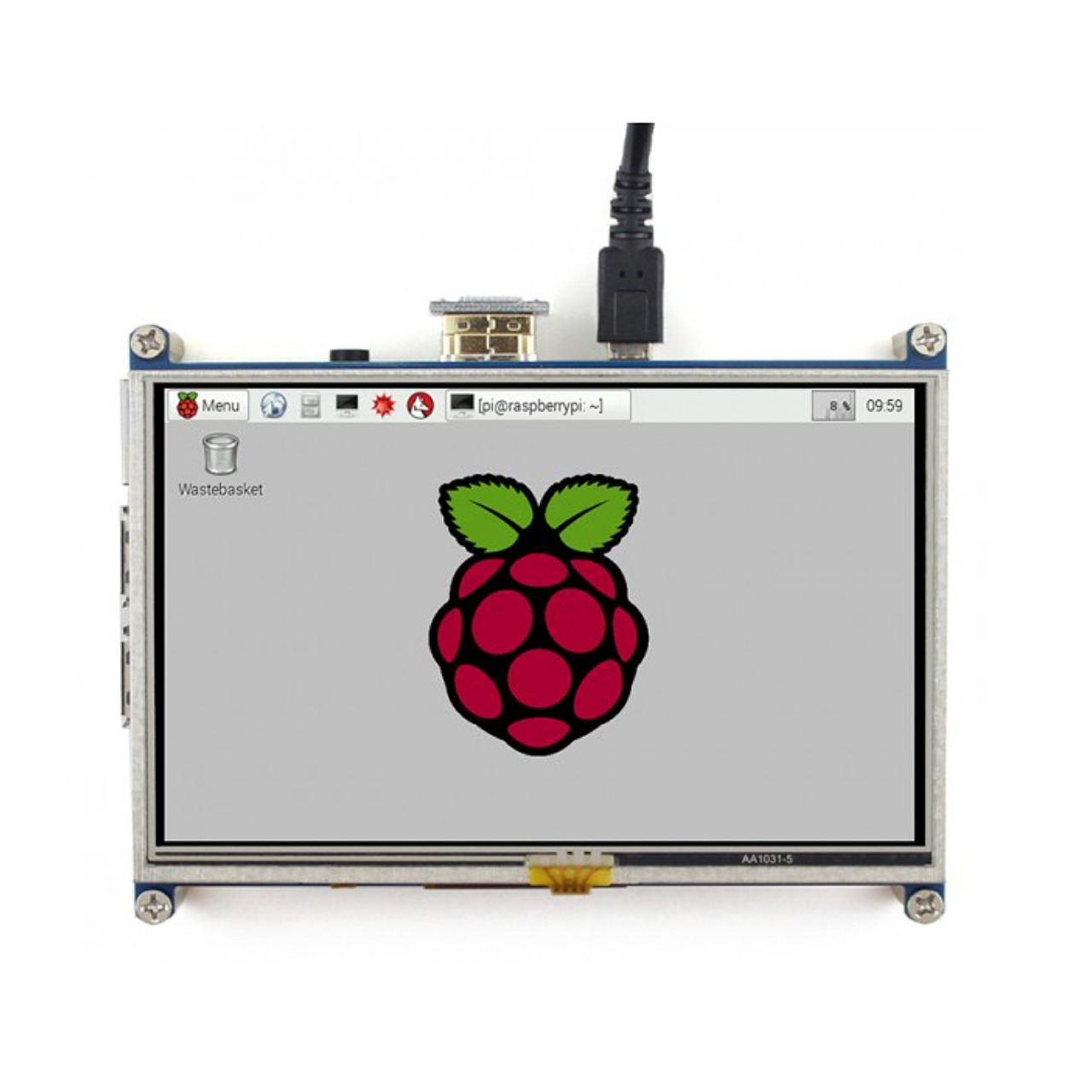 Joy-IT 12-7 cm (5) Touch-Display fr Raspberry Pi- 800 x 480 Pixel