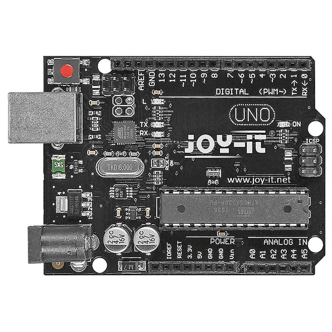 Joy-IT Arduino kompatibles Board Uno R3 Dip Version unter Baustze