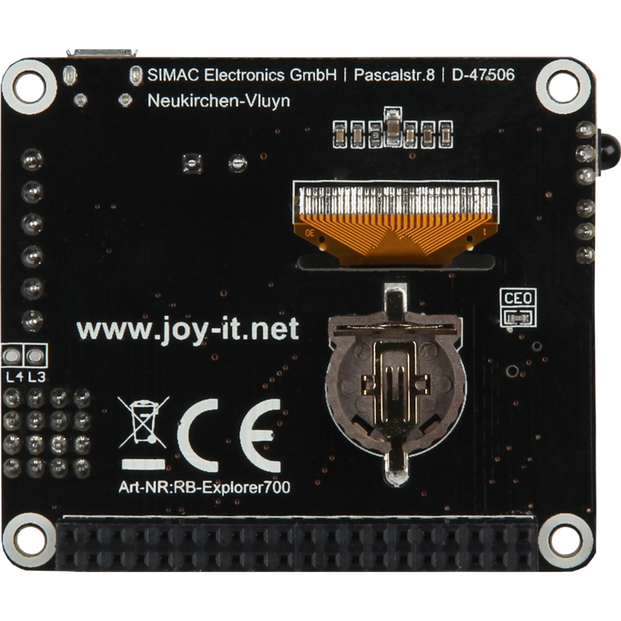 Joy-IT Explore 700 Erweiterungsplatine fr Raspberry Pi