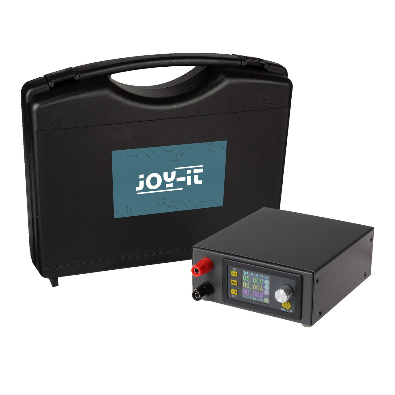 Joy-IT Step-up-Step-down-Labornetzgert JT-DPH5005-Set- inkl- Gehuse und Zubehr- 0-50 V-0-5 A