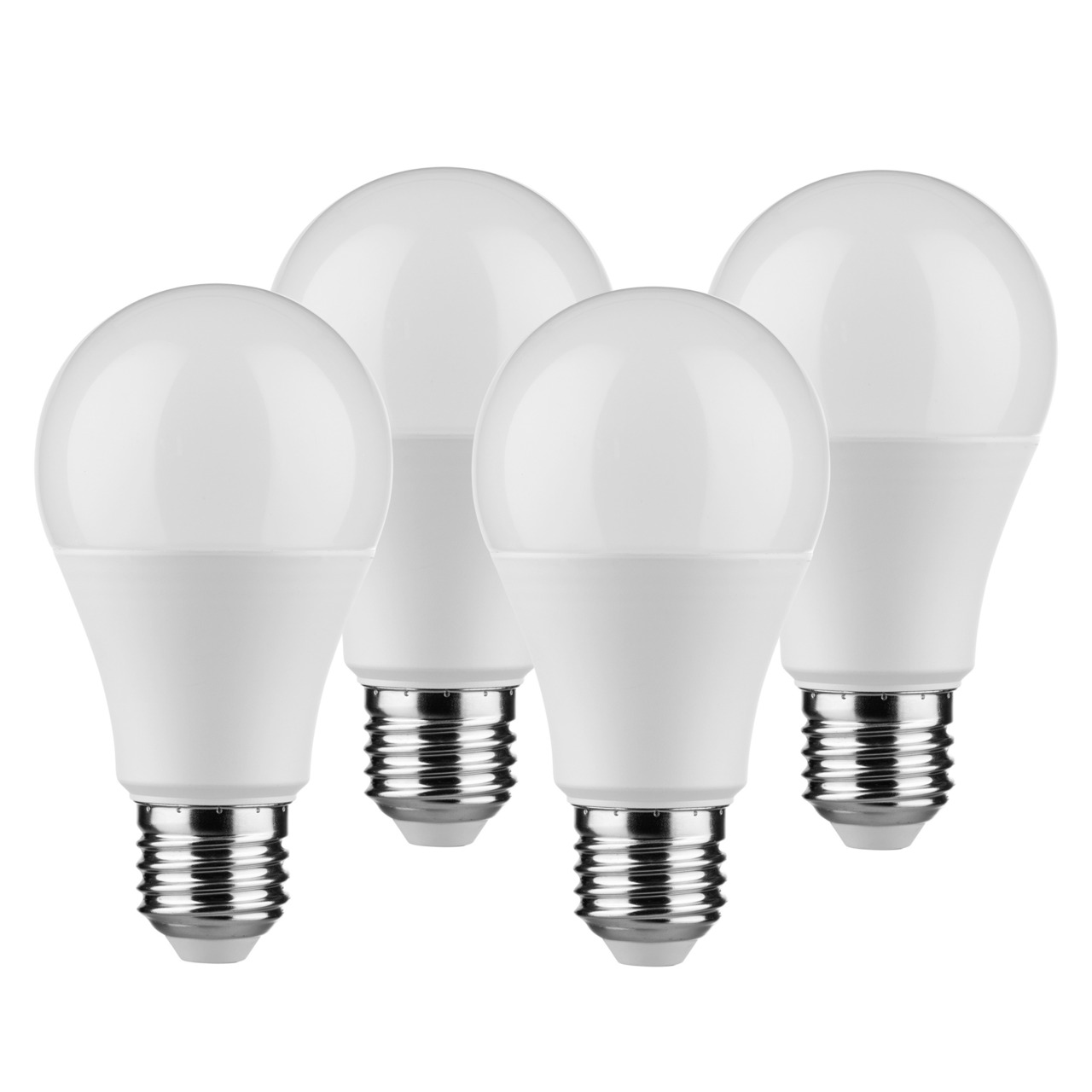 Mller Licht 4er-Pack 9-W-LED-Lampen E27- warmweiss- 806 lm