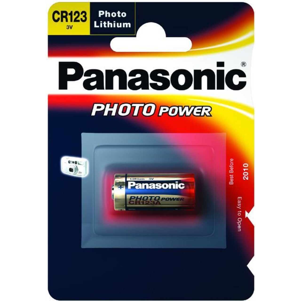 Panasonic Foto-Lithium-Batterie CR123A unter Stromversorgung