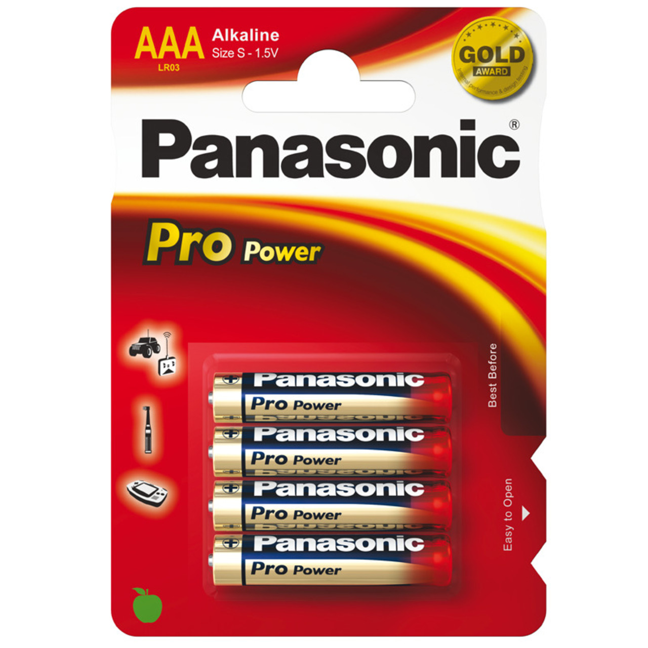 Panasonic Pro Power Alkaline Batterie Micro AAA- 4er-Pack unter Stromversorgung