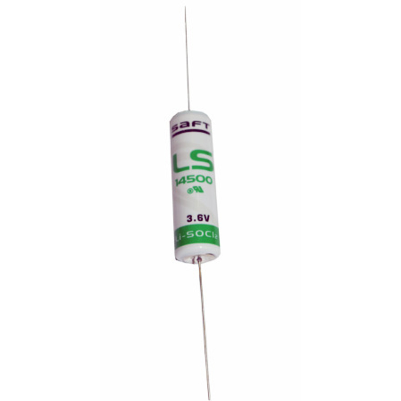 Saft Lithium Batterie mit Axialdrhten LS-14500CNA- Mignon AA- 3-6 V- 2600 mAh