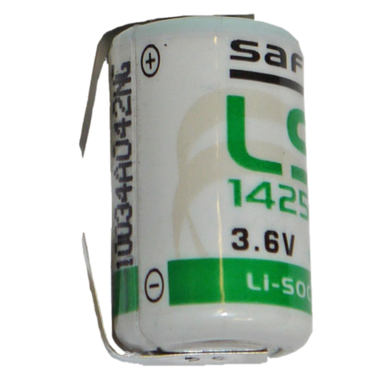 Saft Lithium Batterie mit Ltfahne LS-14250CNR- 1-2 Mignon AA- 3-6 V- 1200 mAh unter Stromversorgung