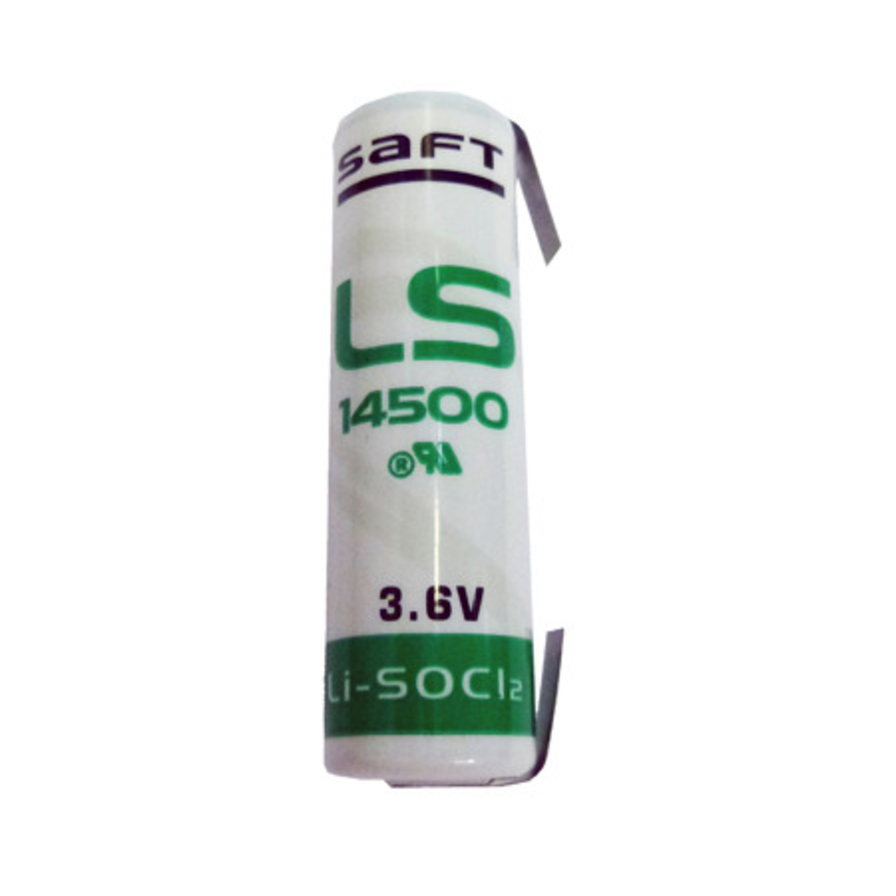 Saft Lithium Batterie mit Ltfahne LS-14500CNR- Mignon AA- 3-6 V- 2600 mAh