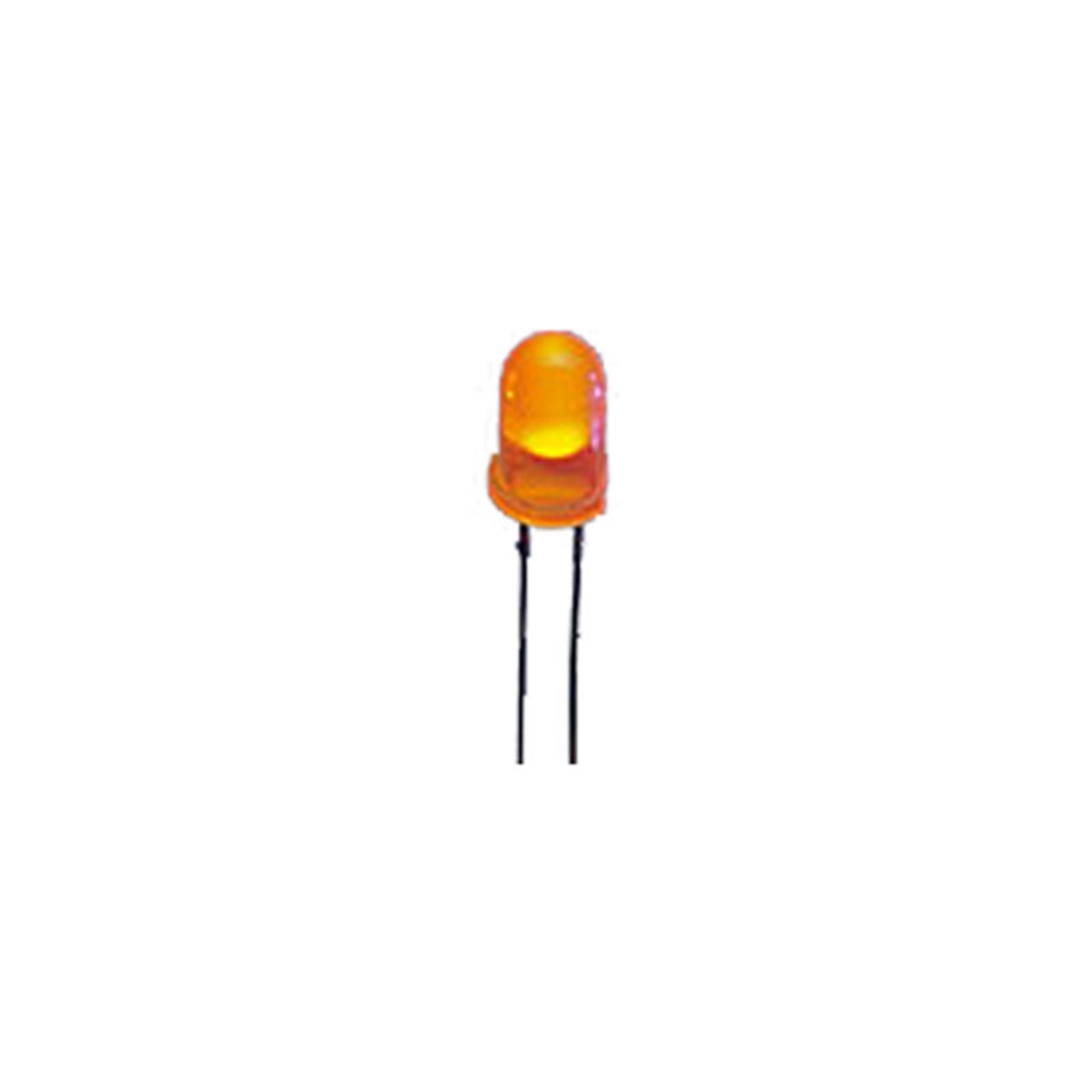 Superhelle 5 mm LED- Orange- 2-500 mcd- 10er-Pack